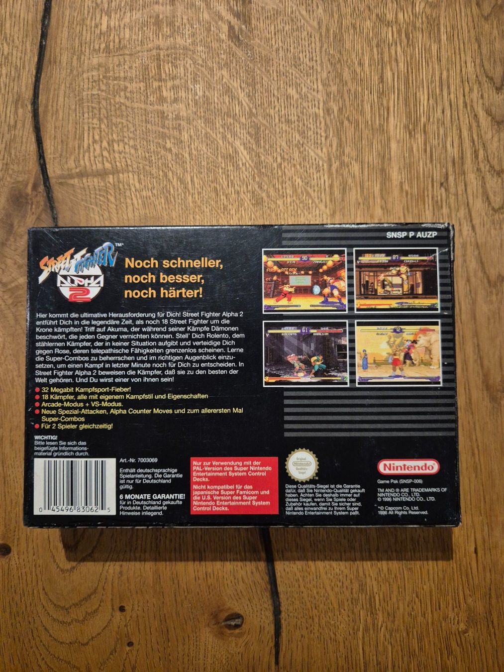 Nintendo Giochi: Street Fighter 2 Alpha 2 SNES OVP – Usato da Pratteln venduto da RETRO1989 1