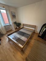 140x200 Holzbett mit Lattenrost 