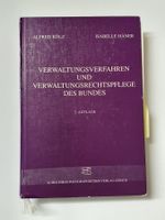 Verwaltungsverfahren und -rechtspflege