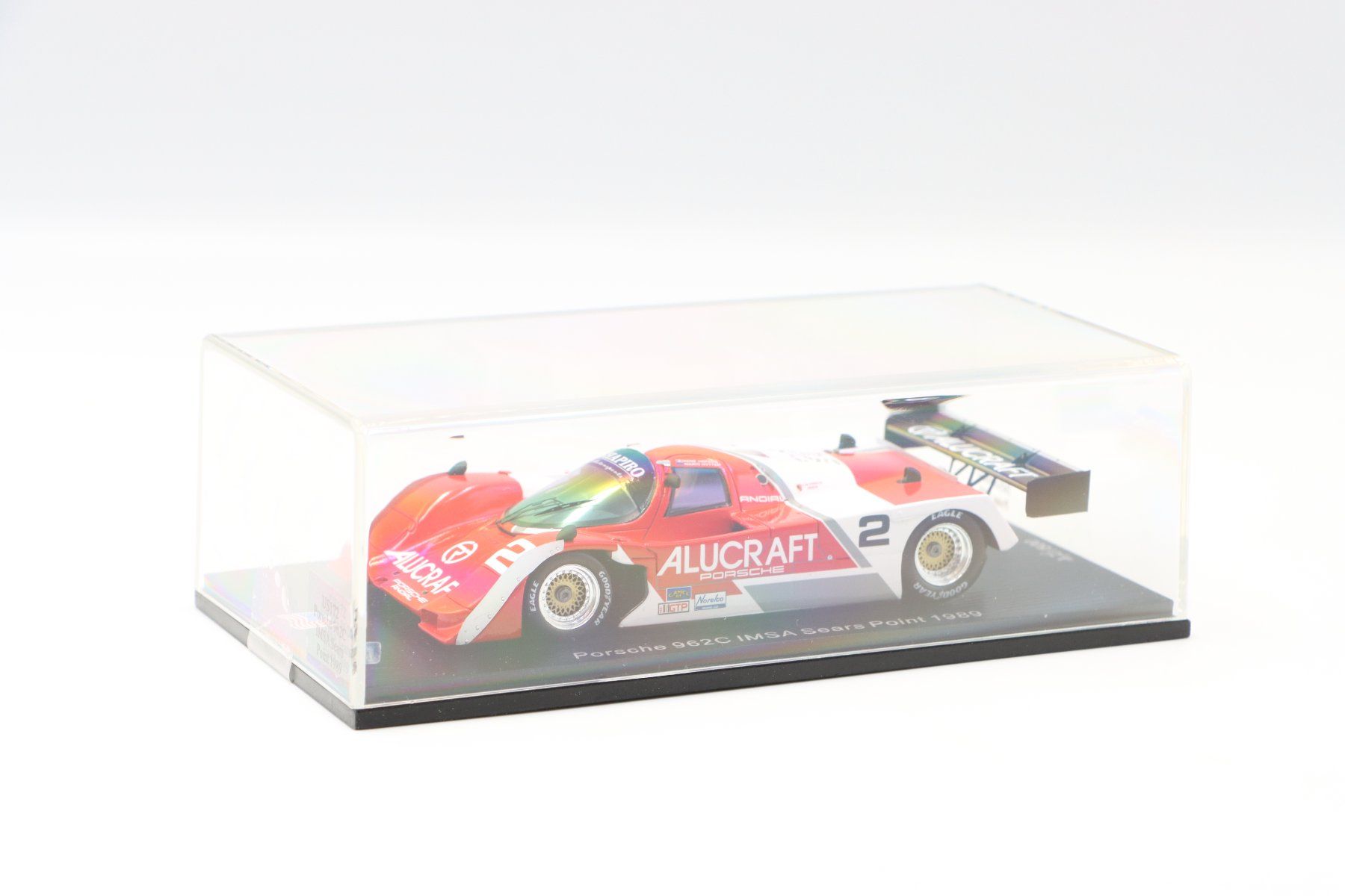 Porsche Modellini d'auto: Porsche 962C IMSA Soars Point 1989 1:43 Spark – Nuovo e nell'imballaggio originale da Bühl b.Aarberg venduto da modelldiecast 3