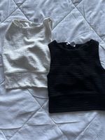 Top donna , taglia XS, nero e bianco. 5