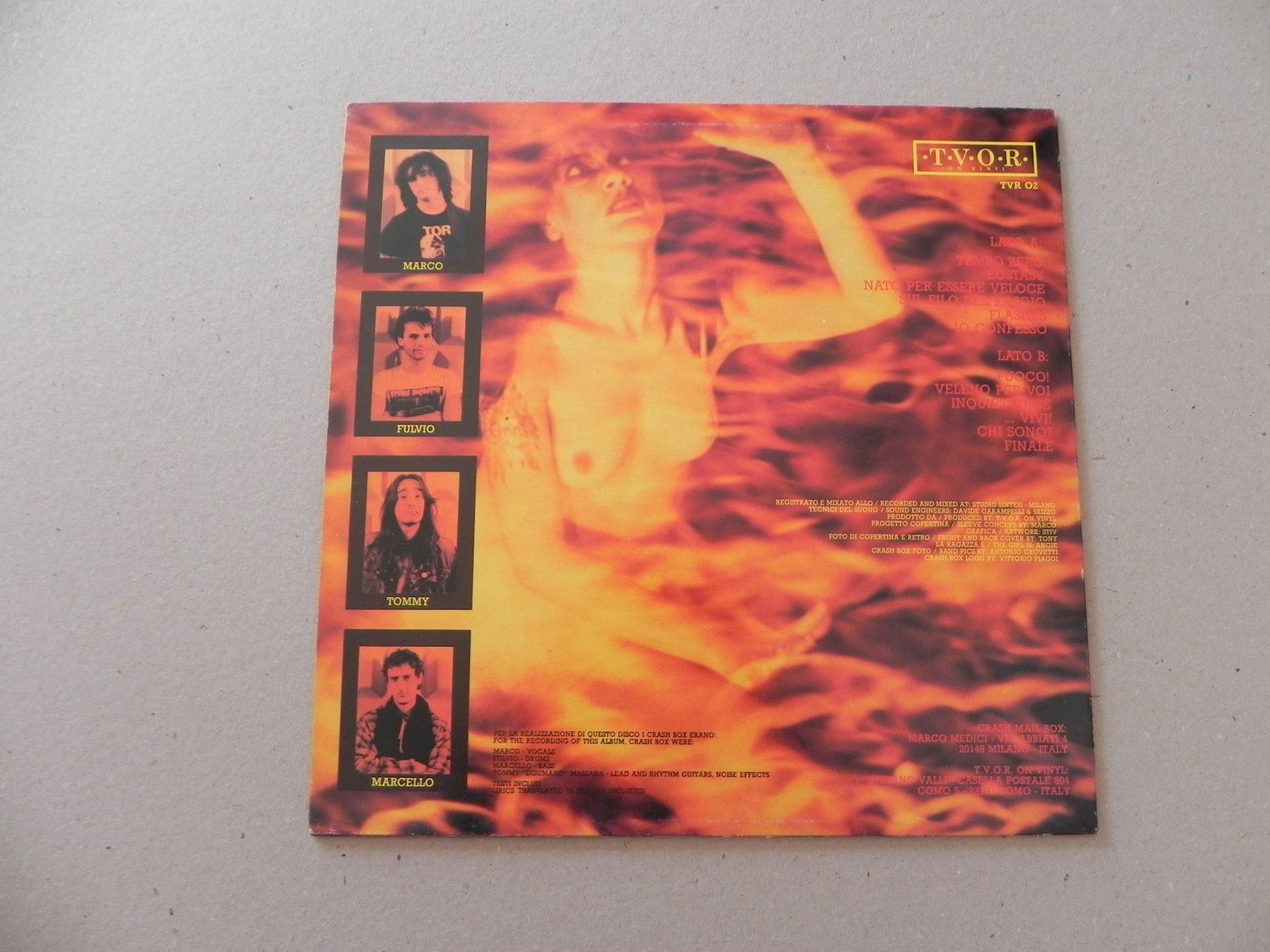 Dischi in vinile: LP Italy Thrash Hardcore Punk Crash Box – Usato da Siebnen venduto da krimsie 1