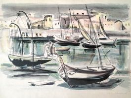 Nanette Genoud Lithographie nummeriert und signiert