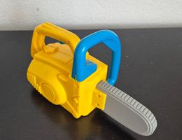 Spielzeug Mini- Kettensäge Power Pals gelb blau gebraucht