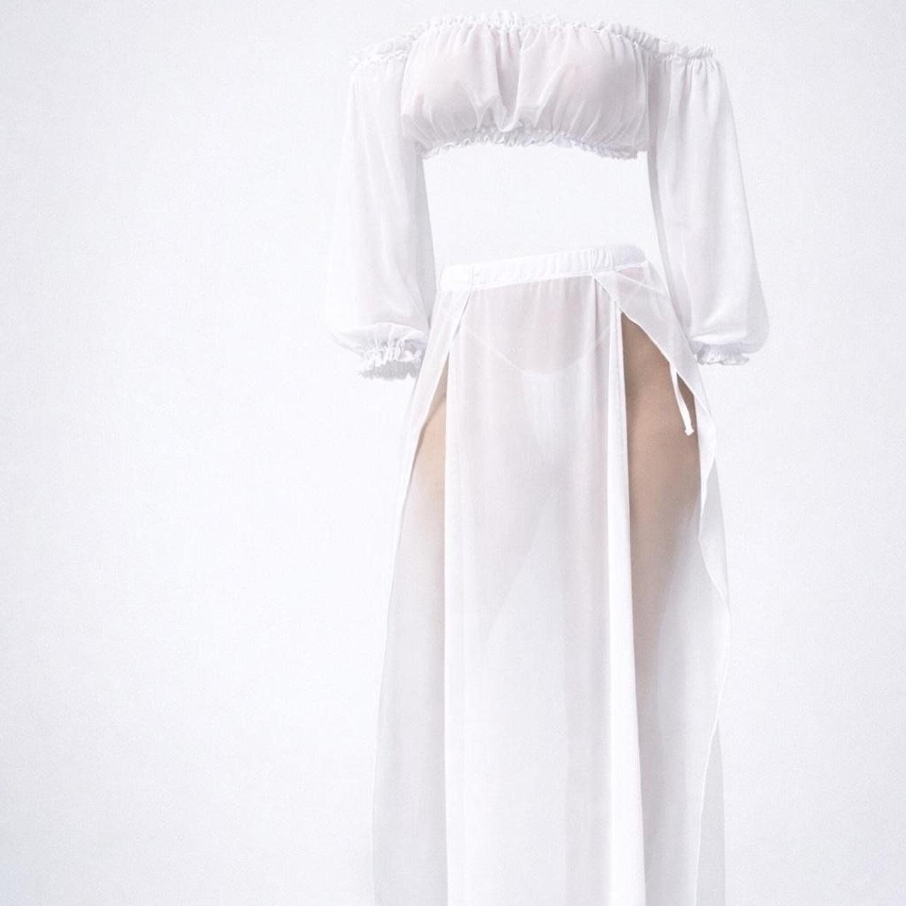 Vestiti: Women's White Dress – Usato da Zürich venduto da onlyifashion