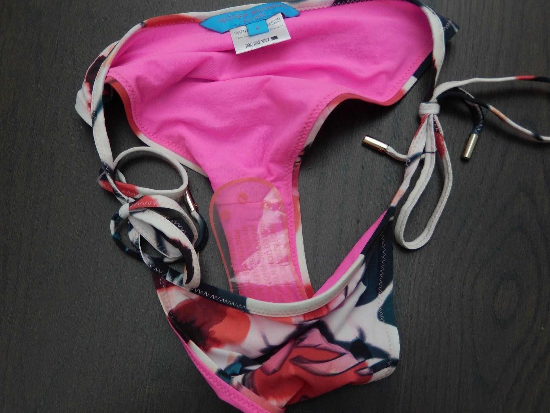 Maillots de bain & Bikinis: Orig. MATTHEW WILLIAMSON Triangle Bikini, NP 250, Gr. XS – Neuf (Voir description) à Tuggen par vivira 7