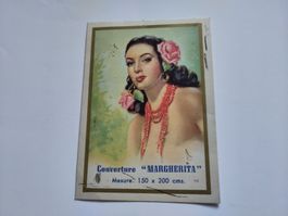 Couverture Margherita, Verpackungszettel ca 1950er-Jahre