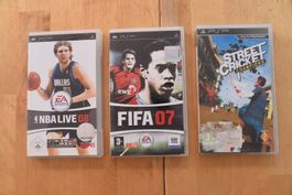 Street Cricket + FIFA 07 + NBA 08