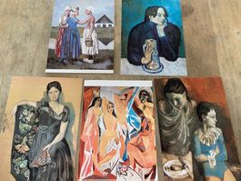 5 AK Kunstkarten Picasso
