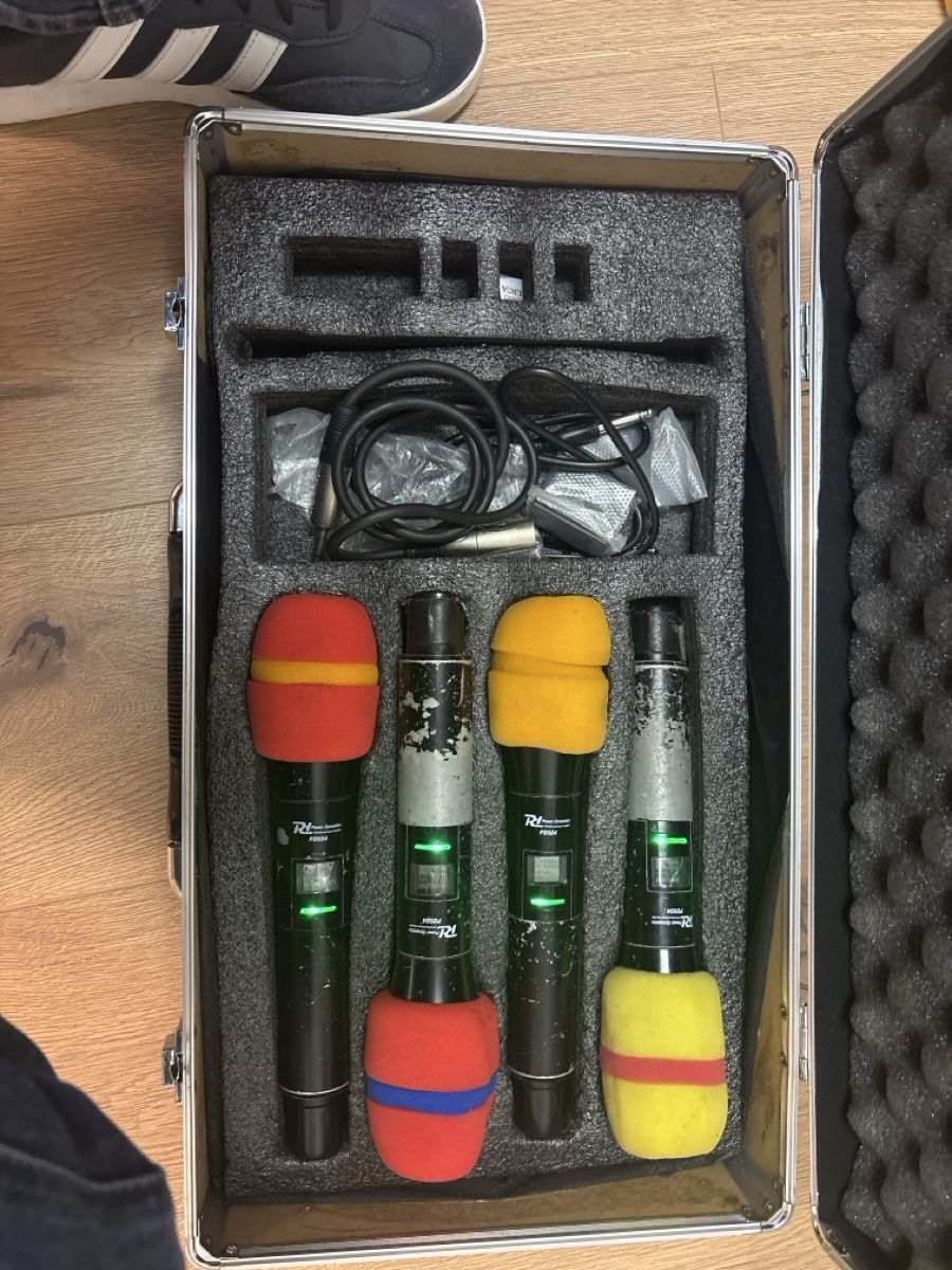 Microfoni: Microfoni wireless professionali Power Dynamics PD504 56 – Usato da basel venduto da Swiss._.1978 4