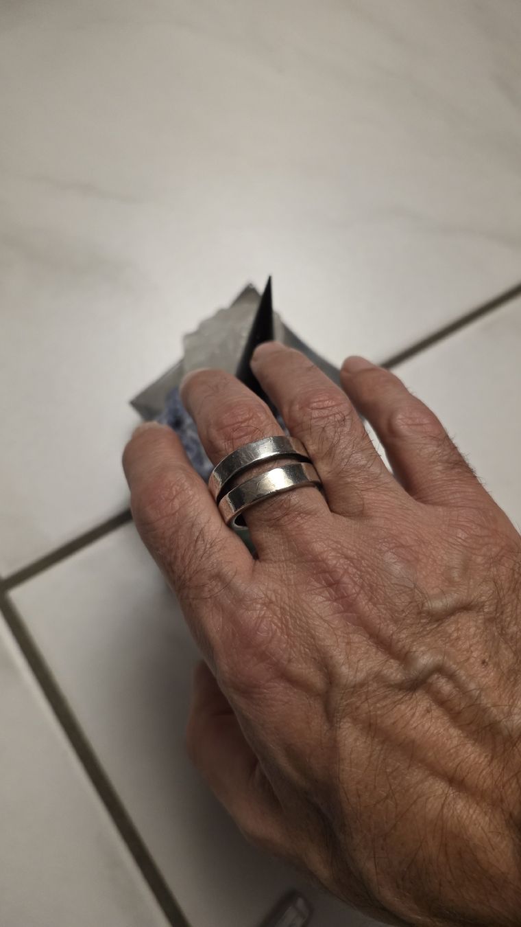 Anelli: Handmade 99.9 Silber Ring Neu ungetragen – Nuovo (secondo la descrizione) da Fislisbach venduto da Eye-Arts 7