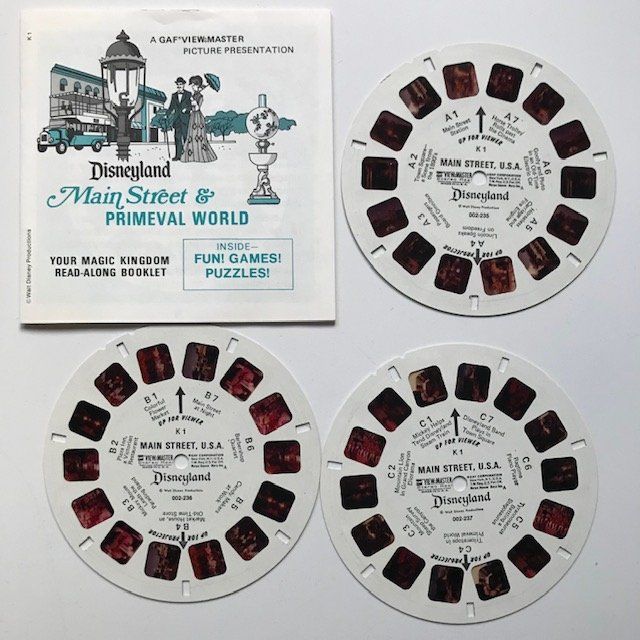 View-master Giocattoli: View-Master 3 Scheiben Main Street (englisch) – Usato da Zürich venduto da gigimai67 2