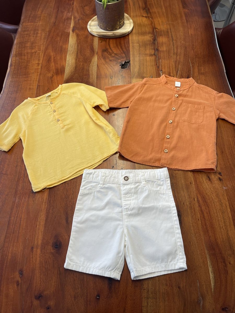 Lotti & Set di vestiti: Sommer Set Shorts & 2 Shirts Grösse 98/104 – Nuovo (secondo la descrizione) da Oftringen venduto da Makeq