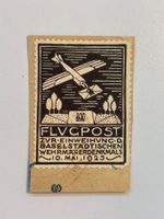 1925 Flugpost Baselstädtischen Wehrmännerdenkmal, gestempelt
