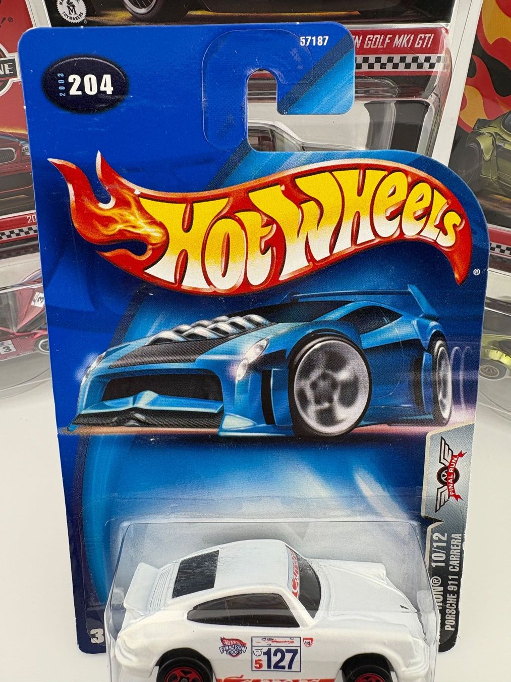Hot Wheels Modellini d'auto: Hot Wheels Porsche 911 Carrera Final Run - 2003 - #204 – Nuovo e nell'imballaggio originale da Flawil venduto da HeisseReifen 2