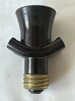 Vintage Lampenfassung / Leuchtenfassung - Schwarz