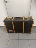 Übersee Reisekoffer Lederimitat Echt Fiber 