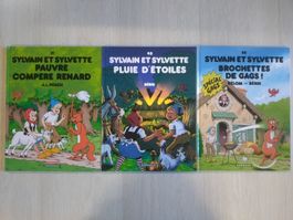 3x Sylvain et Sylvette T31 48 58 BE+ dont EO 
