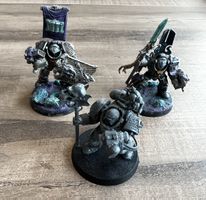 Warhammer 40k Grey Knights (Kitbash) - 3 Modelle