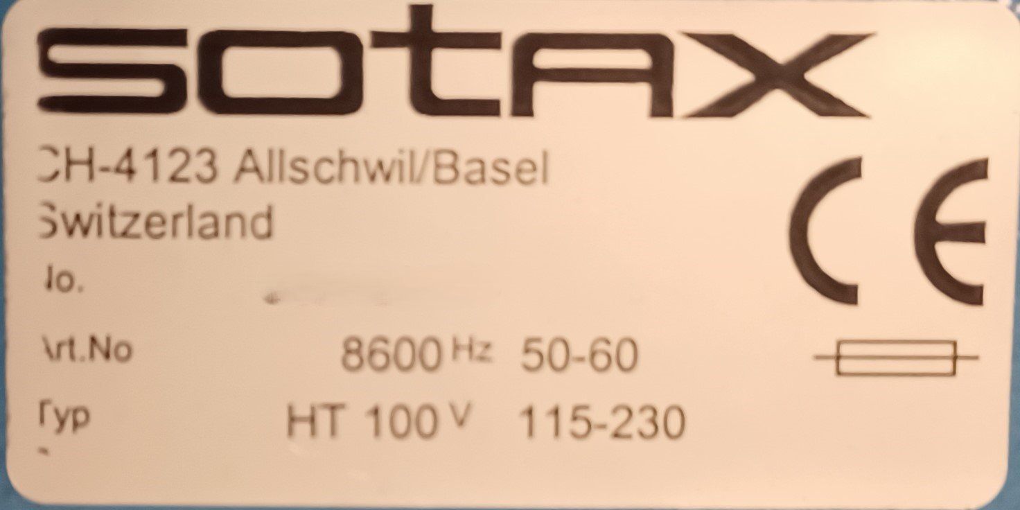 Accessori da laboratorio: Sotax HT100 – Usato da Niederdorf venduto da LeptonAG_Labor 9