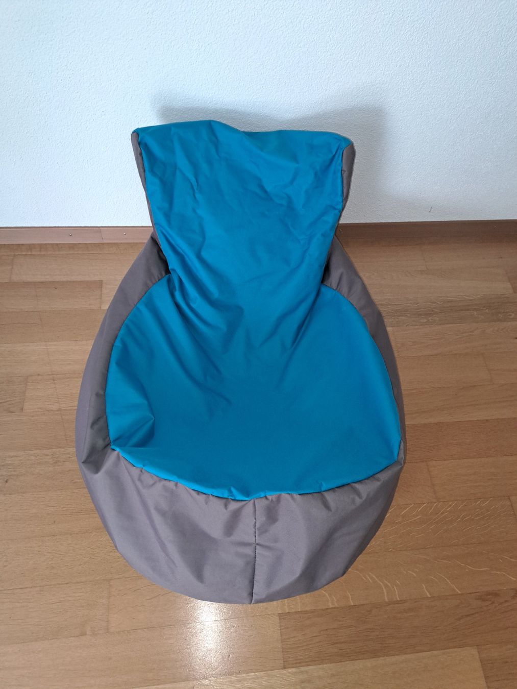 Pfister Kissen: Sitzsack türkis-grau – Gebraucht aus Baar von jdr_nb97