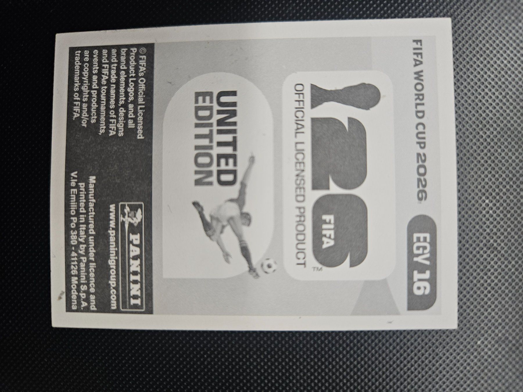 Panini Carte collezionabili: EGY 16 – Usato da Würenlingen venduto da Dinli 1
