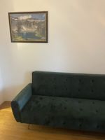Elegantes grünes Sofa (Schlaf-/Bettsofa)