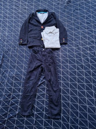 Jakoo Set Weihnachten Anzug (Blazer, Hose, Hemd) 116 / 122