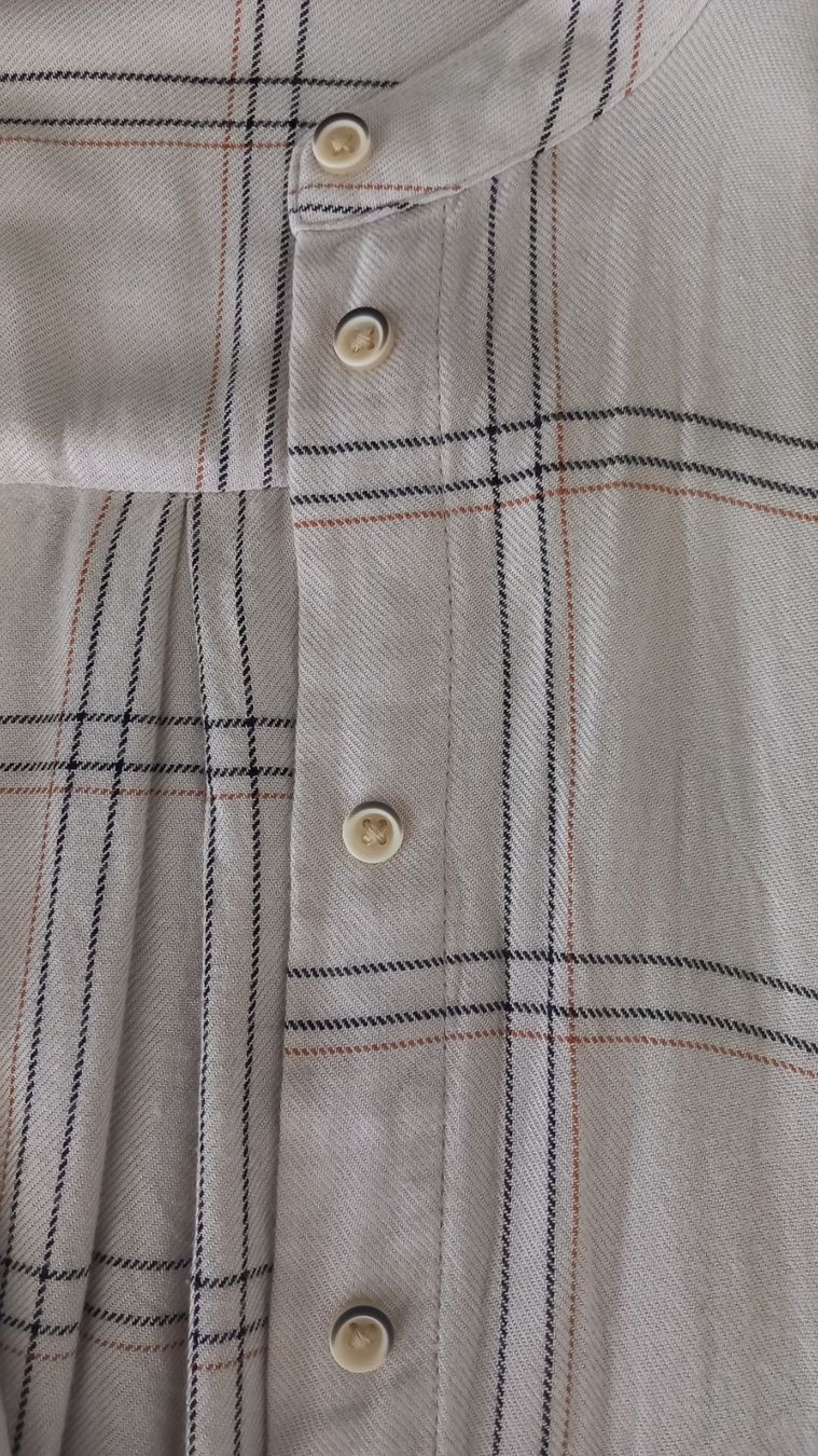Zara Camicette: Hemd/Bluse beige, leichtes Karo, gr 34 – Nuovo (secondo la descrizione) da Eggersriet venduto da Taylorjam 3