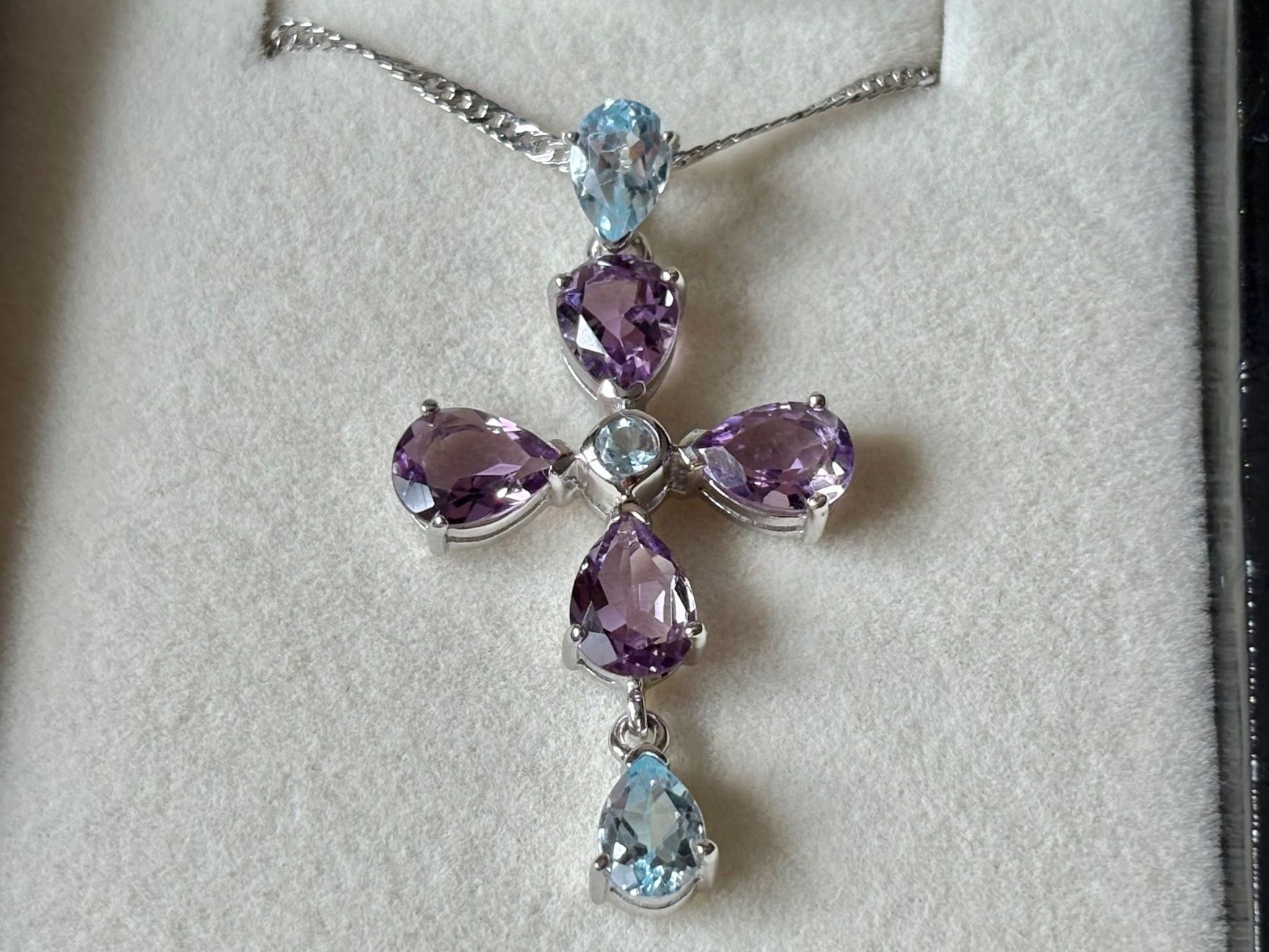 Anhänger: Amethyst, Topas Anhänger aus Silber 925, NEU – Neu (gemäss Beschreibung) aus Brugg AG von lau_9rvy 3