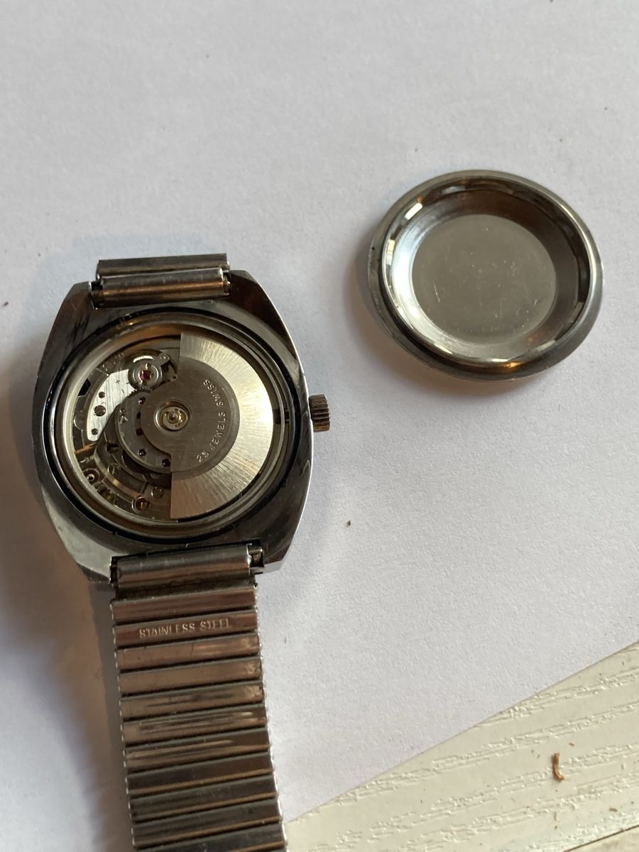 Orologi: Onsa Vintage uhr der 70 er Automatic 36 mm – Usato da Glattbrugg venduto da vintagemania 6