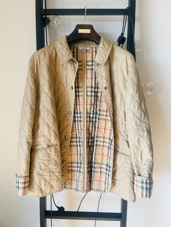 Burberry London Steppjacke diamond quilted Gr. XXL Beige Kaufen auf Ricardo