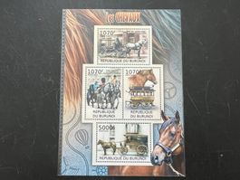 Burundi 2012  Kutschen Block  **  (A527)