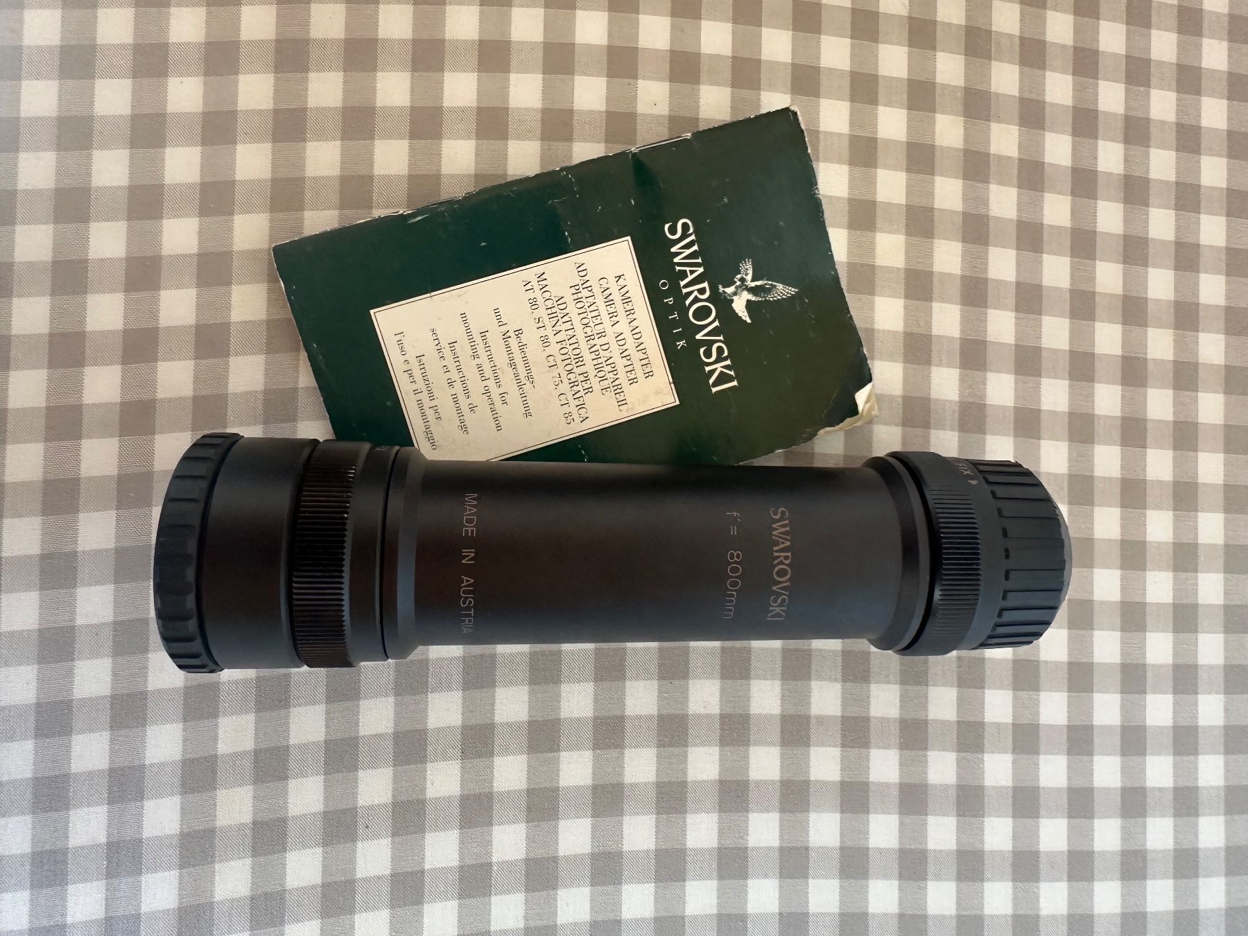 Unità & Adattatore: Swarovski TLS 800 (Digiscoping-Adapter / Tele-System) – Nuovo (secondo la descrizione) da Appenzell venduto da K.brei 2