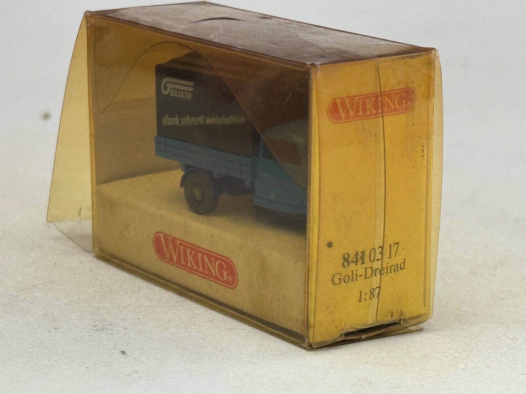 Wiking Modellini d'auto: GB2- Wiking Goli Dreirad Pritsche – Usato da Elm venduto da Wikmtz 1