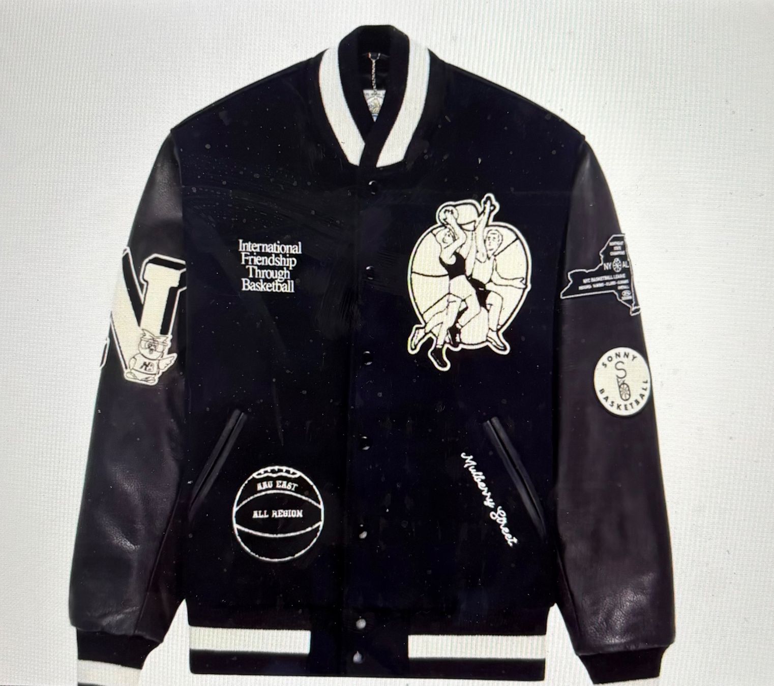 Giacche: Aime Leon Dore x New Balance Varsity Jacket - Farbe NAVY – Nuovo (secondo la descrizione) da Zürich venduto da ninarachella