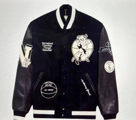 Aime Leon Dore x New Balance Varsity Jacket - Farbe NAVY