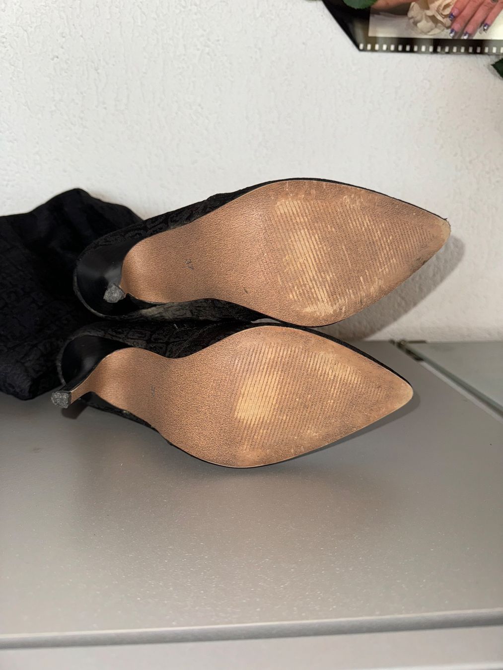 Damenschuhe: Sexy schwarze Overknee Stiefel Gr. 37 – Gebraucht aus Grosswangen von shoes.bags.and.co 6