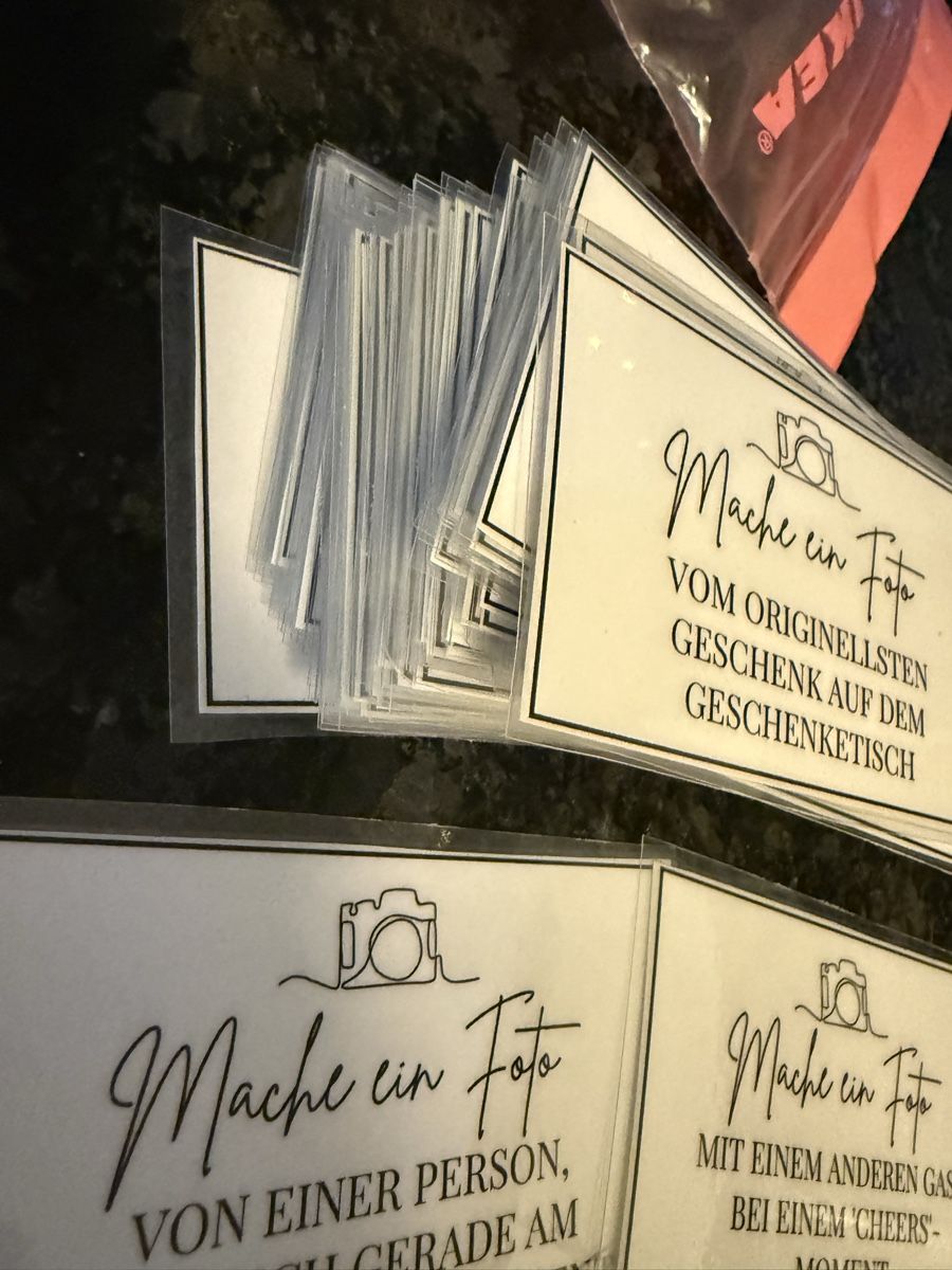 Biglietti: Fotoideen für Hochzeit – Nuovo (secondo la descrizione) da Horgen venduto da smaally 1