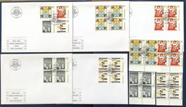 1993 FDC + FDC Satz 4er + 4er ET Werke von Schweizer Frauen