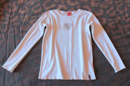 Esprit * SHIRT / Langarmshirt mit Glitzerdruck  146/152