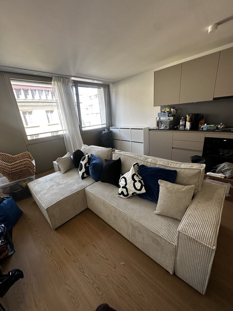 Divani: Ecksofa/ Schlafsofa in Beige Cord Stoff – Usato da Biel/Bienne venduto da sarinya_naja 1