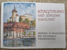 Schaffhauser Reiseführer mit Aquarellbilder zum wandern