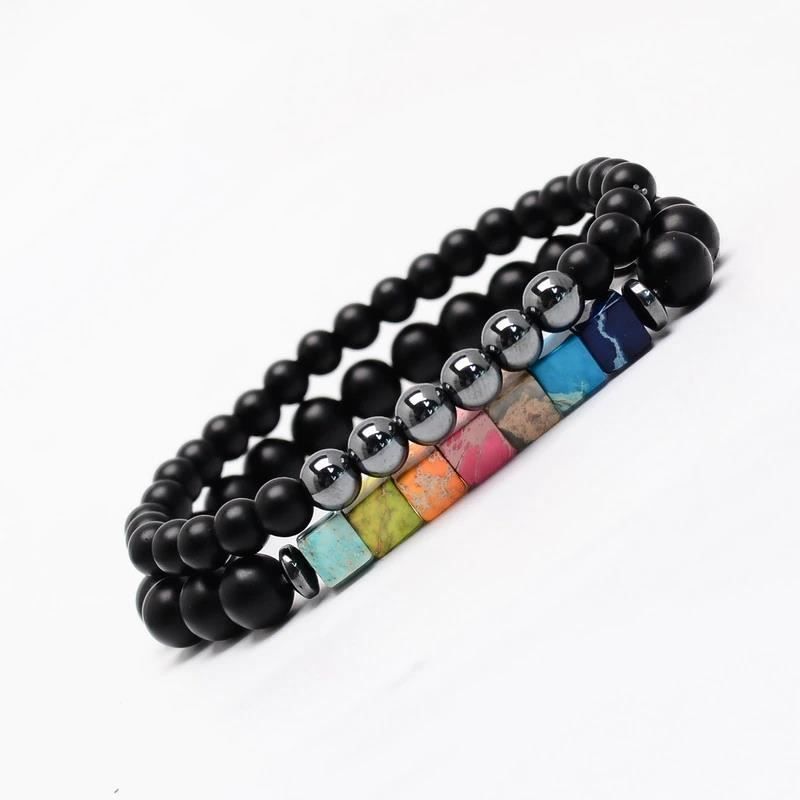 Bracciali & Braccialetti: 2 pièce bracelets en pierre naturelle – Nuovo e nell'imballaggio originale da Gurmels venduto da shopathome 3