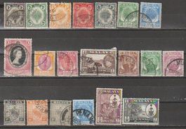 GB : Malaisie et etats varies collection partielle