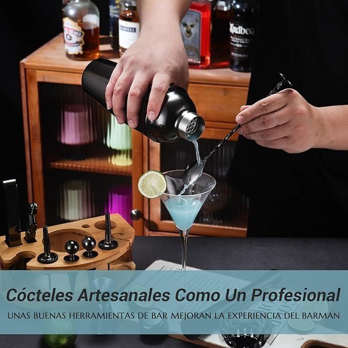 Set di piatti: Cocktail Shaker Set Barkeeper Kit mit Ständer cocktailgläser – Nuovo (secondo la descrizione) da Thun venduto da keller001 3