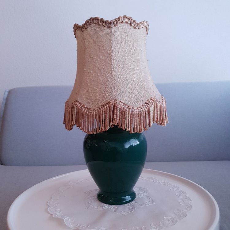 Alte Tischlampe Mit Schirm