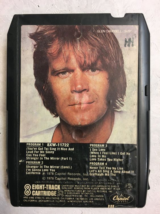 GLEN CAMPBELL 8 Spur Kassette | Kaufen auf Ricardo