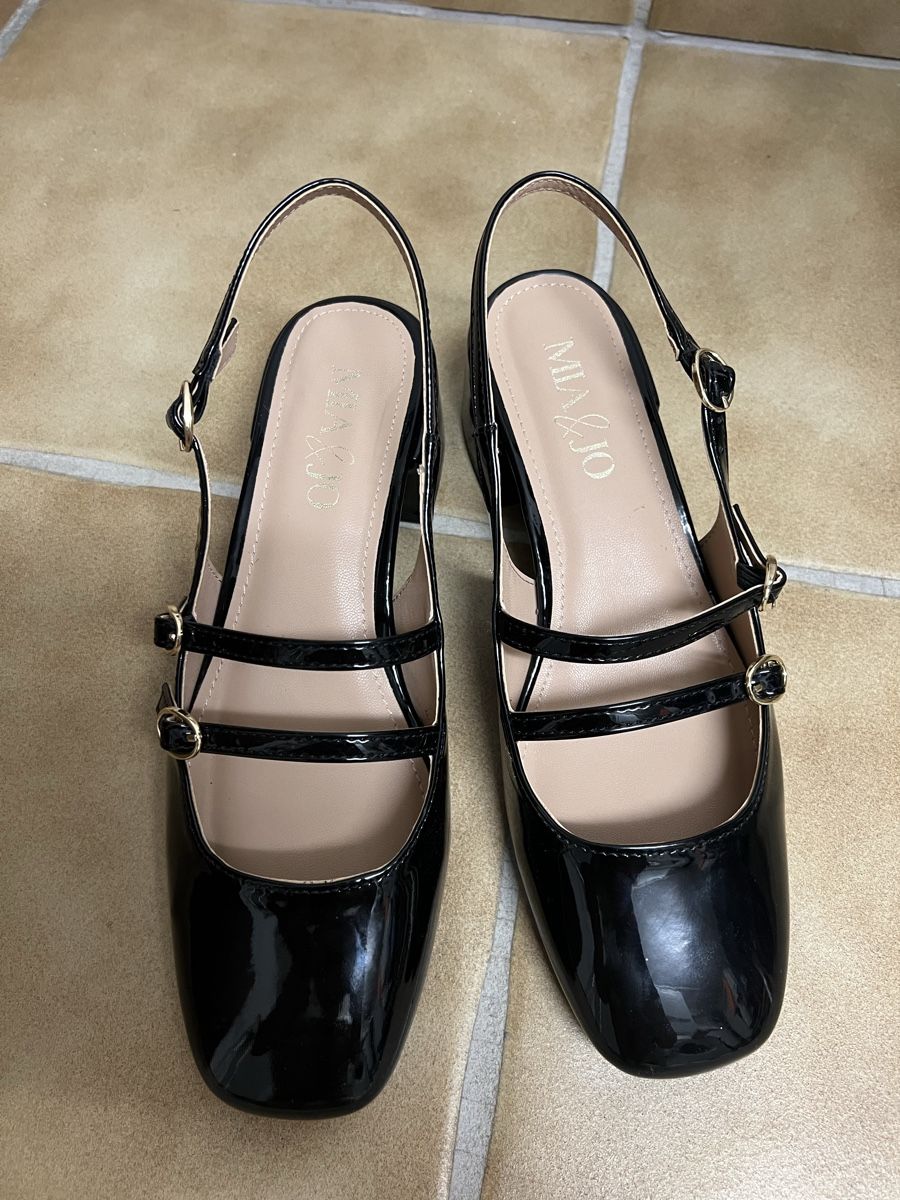 Scarpe da donna: Black Patent Slingback Size 38 – Nuovo (secondo la descrizione) da Savièse venduto da Flowery_x 1