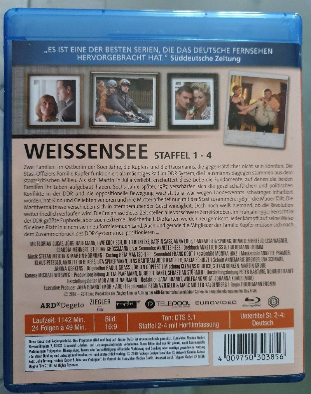 Alle DVDs: Weissensee - Alle 4 Staffeln auf BluRay – Neu (gemäss Beschreibung) aus Zumholz von Paedin 1